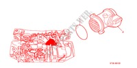 LUFTSTROEMUNGSSENSOR(DIESEL) für Honda CIVIC 2.0ITD 5 Türen 5 gang-Schaltgetriebe 2000