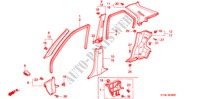 SAEULENZIERSTUECK(LH) für Honda CIVIC 2.0ITD 5 Türen 5 gang-Schaltgetriebe 2000