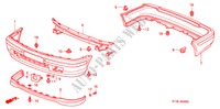 STOSSFAENGER für Honda CIVIC 2.0ITD 5 Türen 5 gang-Schaltgetriebe 2000