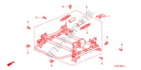 VORNE SITZKOMPONENTEN (L.) (HOEHENEINSTELLER) für Honda CIVIC 2.0ITD 5 Türen 5 gang-Schaltgetriebe 2000
