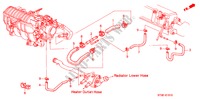 WASSERSCHLAUCH(SOHC) für Honda CIVIC 1.4I 5 Türen 5 gang-Schaltgetriebe 1999