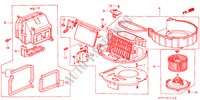 HEIZGEBLAESE(LH) für Honda INTEGRA TYPE R 3 Türen 5 gang-Schaltgetriebe 2000