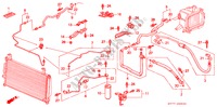 KLIMAANLAGE (SCHLAEUCHE/LEITUNGEN) (LH) für Honda INTEGRA TYPE R 3 Türen 5 gang-Schaltgetriebe 1998