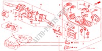KOMBISCHALTER(LH) für Honda INTEGRA TYPE R 3 Türen 5 gang-Schaltgetriebe 1999
