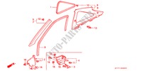 SAEULENZIERSTUECK(LH) für Honda INTEGRA TYPE R 3 Türen 5 gang-Schaltgetriebe 2000