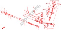 SERVOLENKGETRIEBE BAUTEILE(LH) für Honda INTEGRA TYPE R 3 Türen 5 gang-Schaltgetriebe 1998