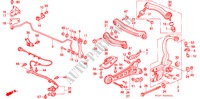 HINTEN STABILISATOR/ UNTERER ARM, HINTEN für Honda ACCORD COUPE 2.0ILS 2 Türen 4 gang automatikgetriebe 1995