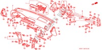 INSTRUMENTENBRETT(LH) für Honda ACCORD COUPE 2.0ILS 2 Türen 4 gang automatikgetriebe 1995