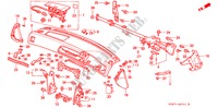 INSTRUMENTENBRETT(RH) für Honda ACCORD COUPE 2.2IES 2 Türen 4 gang automatikgetriebe 1996