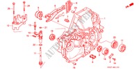 KUPPLUNGSGEHAEUSE für Honda ACCORD COUPE 2.0ILS 2 Türen 5 gang-Schaltgetriebe 1995