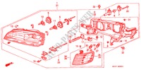 SCHEINWERFER(KY) für Honda ACCORD COUPE 2.2EX 2 Türen 4 gang automatikgetriebe 1996