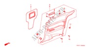 SEITENVERKLEIDUNG für Honda ACCORD COUPE 2.0I 2 Türen 5 gang-Schaltgetriebe 1997