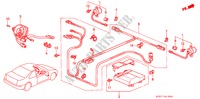 SRS EINHEIT('94)(KG) für Honda ACCORD COUPE 2.2IES 2 Türen 4 gang automatikgetriebe 1994