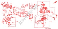 DROSSELKLAPPENGEHAEUSE für Honda ACCORD AERODECK 2.2IES 5 Türen 4 gang automatikgetriebe 1994