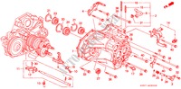 GETRIEBEGEHAEUSE für Honda ACCORD AERODECK 2.2IES 5 Türen 4 gang automatikgetriebe 1994