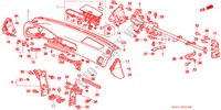 INSTRUMENTENBRETT(LH) für Honda ACCORD AERODECK 2.0ILS 5 Türen 5 gang-Schaltgetriebe 1994