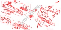 INSTRUMENTENBRETT(LH) für Honda ACCORD AERODECK 2.0ILS 5 Türen 5 gang-Schaltgetriebe 1994