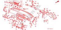 INSTRUMENTENBRETT(RH) für Honda ACCORD AERODECK 2.2IES 5 Türen 4 gang automatikgetriebe 1994