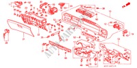 INSTRUMENTENBRETT(RH) für Honda ACCORD AERODECK 2.0ILS 5 Türen 5 gang-Schaltgetriebe 1994
