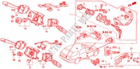 KOMBISCHALTER(LH) ( '95) für Honda ACCORD AERODECK 2.0ILS 5 Türen 5 gang-Schaltgetriebe 1994