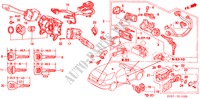 KOMBISCHALTER(LH) ('96 ) für Honda ACCORD AERODECK 2.2IES 5 Türen 5 gang-Schaltgetriebe 1997