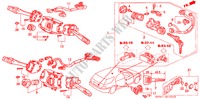 KOMBISCHALTER(RH) ( '95) für Honda ACCORD AERODECK 2.0ILS 5 Türen 5 gang-Schaltgetriebe 1994