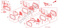 SPIEGEL für Honda ACCORD AERODECK 2.0ILS 5 Türen 5 gang-Schaltgetriebe 1994