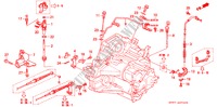 STEUERHEBEL für Honda ACCORD AERODECK 2.2IES 5 Türen 4 gang automatikgetriebe 1994