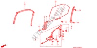 TUERFENSTER, HINTEN für Honda ACCORD AERODECK 2.0ILS 5 Türen 5 gang-Schaltgetriebe 1994