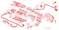 AUSPUFFKRUEMMER(3.2L) für Honda NSX NSX-T 2 Türen 6 gang-Schaltgetriebe 2001