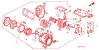 HEIZGEBLAESE(LH) für Honda NSX NSX-T 2 Türen 6 gang-Schaltgetriebe 2000