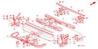 HINTERER STOSSFAENGER(2) für Honda NSX NSX-T 2 Türen 6 gang-Schaltgetriebe 2001
