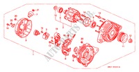 LICHTMASCHINE(DENSO) für Honda NSX NSX-T 2 Türen 5 gang-Schaltgetriebe 1995
