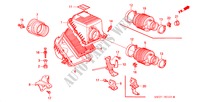 LUFTFILTER(3.2L) für Honda NSX NSX-T 2 Türen 6 gang-Schaltgetriebe 2000