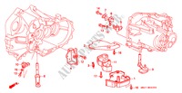 SCHALTHEBEL(3.0L) für Honda NSX NSX-T      AUSTRIA 2 Türen 5 gang-Schaltgetriebe 1996