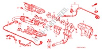 AUSPUFFKRUEMMER(3.2L) für Honda NSX NSX-T 2 Türen 6 gang-Schaltgetriebe 2003