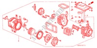 HEIZGEBLAESE(RH) für Honda NSX NSX-T 2 Türen 4 gang automatikgetriebe 2002