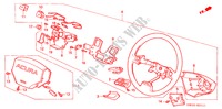 LENKRAD(SRS) (2) für Honda NSX NSX 2 Türen 4 gang automatikgetriebe 2004