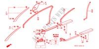 SAEULENZIERSTUECK/ OEFFNUNGSZIERTEIL(RH) für Honda NSX NSX-T 2 Türen 4 gang automatikgetriebe 2005