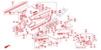 TUERVERKLEIDUNG für Honda NSX NSX 2 Türen 4 gang automatikgetriebe 2002