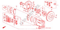 VORDERRADBREMSE für Honda NSX NSX-T 2 Türen 6 gang-Schaltgetriebe 2003