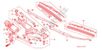WINDSCHUTZSCHEIBENWISCHER (RH) für Honda NSX NSX-T 2 Türen 6 gang-Schaltgetriebe 2004