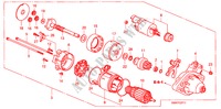 ANLASSER(DENSO) (2.4L) für Honda CR-V RVI 5 Türen 6 gang-Schaltgetriebe 2008