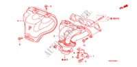 AUSPUFFKRUEMMER(2.4L) für Honda CR-V RV-I 5 Türen 5 gang automatikgetriebe 2007