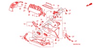INSTRUMENTENBRETT(BEIFAHRERSEITE)(RH) für Honda CR-V DIESEL 2.2 SE 5 Türen 6 gang-Schaltgetriebe 2008