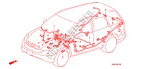 KABELBAUM(LH)(4) für Honda CR-V DIESEL 2.2 ELEGANCE/SPORT 5 Türen 6 gang-Schaltgetriebe 2008