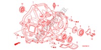 KUPPLUNGSGEHAEUSE(2.4L) für Honda CR-V RVSI 5 Türen 6 gang-Schaltgetriebe 2008