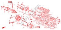 MOTORHALTERUNG (2.4L) für Honda CR-V RV-I 5 Türen 5 gang automatikgetriebe 2008