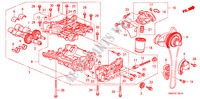 OELPUMPE(2.4L) für Honda CR-V RV-SI 5 Türen 6 gang-Schaltgetriebe 2007
