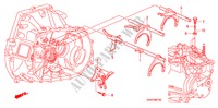 SCHALTGABEL/SCHALTHEBELHALTERUNG (2.0L) (2.4L) für Honda CR-V EXECUTIVE 5 Türen 6 gang-Schaltgetriebe 2008